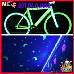 Bột Dạ Quang An Toàn 10g - Phát Sáng Trong Đêm, Trang Trí Nghệ Thuật, Dùng Cho Quần Áo, Gỗ, Gốm, Đánh Dấu An Toàn EXIT