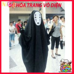 Bộ Cosplay Vô Diện Kaonashi - Trang Phục Spirited Away Cho Trẻ Em & Người Lớn - Hóa Trang Anime Độc Đáo