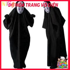 Bộ Cosplay Vô Diện Kaonashi - Trang Phục Spirited Away Cho Trẻ Em & Người Lớn - Hóa Trang Anime Độc Đáo