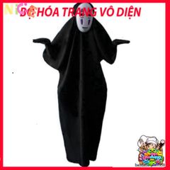 Bộ Cosplay Vô Diện Kaonashi - Trang Phục Spirited Away Cho Trẻ Em & Người Lớn - Hóa Trang Anime Độc Đáo