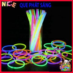 Gậy Phát Sáng 8 Inch Glow In The Dark - Bộ 50/100 Chiếc Trang Trí Tiệc Cưới, Sinh Nhật, Sự Kiện Rực Rỡ