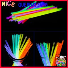 Gậy Phát Sáng 8 Inch Glow In The Dark - Bộ 50/100 Chiếc Trang Trí Tiệc Cưới, Sinh Nhật, Sự Kiện Rực Rỡ