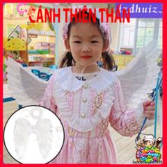 Cánh Thiên Thần Phát Sáng Cho Trẻ Em - Dễ Thương Màu Trắng, Hoàn Hảo Cho Tiệc Halloween, Giáng Sinh, Lễ Hội và Sự Kiện