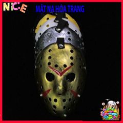 Mặt Nạ Hóa Trang Jason - Phụ Kiện Halloween Độc Đáo, Chất Liệu Bền Bỉ, Hoàn Hảo Cho Bữa Tiệc Kinh Dị