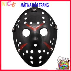 Mặt Nạ Hóa Trang Jason - Phụ Kiện Halloween Độc Đáo, Chất Liệu Bền Bỉ, Hoàn Hảo Cho Bữa Tiệc Kinh Dị