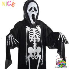 Scream Áo Xương Thần Chết Halloween - Trang Phục Cosplay Chất Liệu Thoải Mái, Dễ Đến Bữa Tiệc Ma Quái