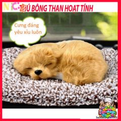 Thú Bông Khử Mùi Than Hoạt Tính - Chó Mèo Gấu Siêu Đáng Yêu Trang Trí Ô Tô, Gia Đình, Dễ Thương 99% Chân Thực