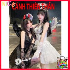 Cánh Quỷ Lông Vũ Cho Bé - Phụ Kiện Halloween & Giáng Sinh Cosplay, Đối Tượng Trẻ Em - Độc Đáo, Siêu Bền, Nhiều Kích Cỡ