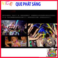 Que Phát Sáng Vui Nhộn 100 Màu - Bộ Lightstick Glowstick An Toàn Cho Tiệc Tùng và Hoạt Động Ngoài Trời