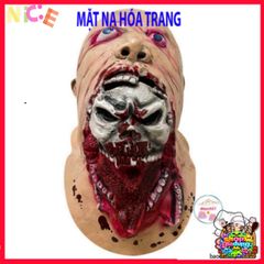 Mặt Nạ Xác Sống Lè Lưỡi Halloween - Phụ Kiện Hóa Trang Độc Đáo Cho Tiệc Tùng Và Video TikTok, Chất Liệu Latex An Toàn