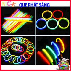 Que Phát Sáng Vui Nhộn 100 Màu - Bộ Lightstick Glowstick An Toàn Cho Tiệc Tùng và Hoạt Động Ngoài Trời