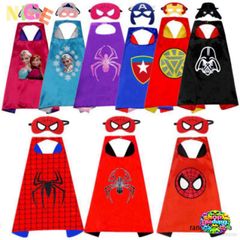 Áo Choàng Hóa Trang Avengers Siêu Anh Hùng với Mặt Nạ - Đồ Chơi Thời Trang Tươi Sáng cho Bé Yêu, Kích Thước 70 x 90 cm