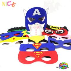 Mặt Nạ Siêu Anh Hùng Cao Cấp Dành Cho Trẻ Em và Người Lớn - Phụ Kiện Tiệc Sinh Nhật, Halloween, Hóa Trang