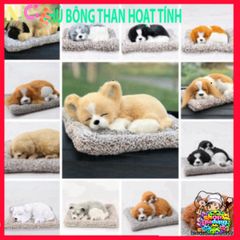 Thú Bông Chó Lọc Không Khí Than Hoạt Tính - Khử Mùi Xe Hơi, Trang Trí Đáng Yêu Cho Không Gian Sống, Quà Tặng Dễ Thương