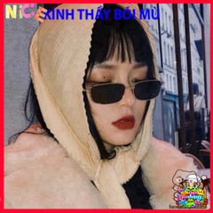 Kính Râm Thời Trang TIN HIN - Kính Mát Phong Cách Ulzzang Tròn Độc Đáo, Phụ Kiện Hè Cho Áo Dài Và Du Lịch