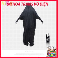 Bộ Hóa Thân Áo Choàng Đen và Mặt Nạ Vô Diện VBJ80 - Phong Cách Spirited Away Cho Mọi Lứa Tuổi, Đồ Hóa Trang Thú Vị