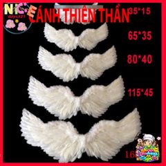 Cánh Cục Cưng Cosplay Trắng Huyền Ảo - Trang Phục Hóa Trang Cho Bé và Người Lớn, Lễ Hội & Chụp Ảnh