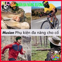 Áo Khẩu Trang Đa Năng Musion - Bảo Vệ UV, Thoáng Khí, 12 Cách Đeo, Phù Hợp Khi Đi Mô Tô và Ngoài Trời