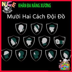 Áo Khẩu Trang Đa Năng Musion - Bảo Vệ UV, Thoáng Khí, 12 Cách Đeo, Phù Hợp Khi Đi Mô Tô và Ngoài Trời