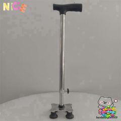 Gậy Chống Đi Lại Gấp Gọn Fuzy Có Đèn Pin - Tay Cầm Chống Trượt An Toàn Cho Người Già và Người Khó Khăn Trong Di Chuyển