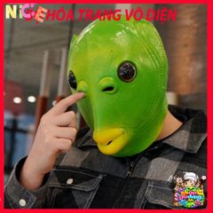 Mũ Đội Đầu Cá Xanh Ngộ Nghĩnh - Phụ Kiện Tiệc Tùng Lễ Hội Halloween, Giáng Sinh, Dành Cho Người Lớn và Trẻ Em 7-14 Tuổi