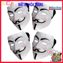 Mặt Nạ Halloween V for Vendetta - Phụ Kiện Cosplay Độc Đáo Cho Bữa Tiệc Hóa Trang, Gợi Cảm Hứng Bí Ẩn