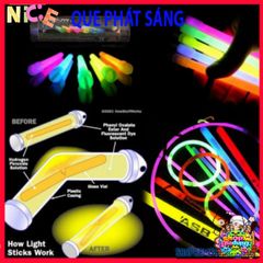 Vòng Tay LED Đa Năng 100 Que Phát Sáng Nhiều Màu - Trang Trí Tiệc Tùng, Lễ Hội, Nghệ Thuật Sáng Tạo An Toàn Cho Trẻ Em và Người Lớn