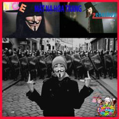 Mặt Nạ Halloween V for Vendetta - Phụ Kiện Cosplay Độc Đáo Cho Bữa Tiệc Hóa Trang, Gợi Cảm Hứng Bí Ẩn