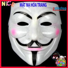 Mặt Nạ Halloween V for Vendetta - Phụ Kiện Cosplay Độc Đáo Cho Bữa Tiệc Hóa Trang, Gợi Cảm Hứng Bí Ẩn