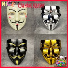 Mặt Nạ Huyền Bí Anonymous Vendetta - Phụ Kiện Hóa Trang Halloween Độc Đáo, Quà Tặng Đặc Biệt Cho Mọi Lứa Tuổi