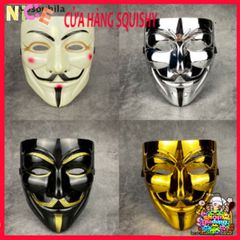 Mặt Nạ Huyền Bí Anonymous Vendetta - Phụ Kiện Hóa Trang Halloween Độc Đáo, Quà Tặng Đặc Biệt Cho Mọi Lứa Tuổi