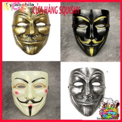 Mặt Nạ Huyền Bí Anonymous Vendetta - Phụ Kiện Hóa Trang Halloween Độc Đáo, Quà Tặng Đặc Biệt Cho Mọi Lứa Tuổi