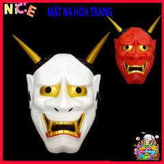 Mặt Nạ Oni Noh Hannya - Phụ Kiện Halloween Độc Đáo, Quái Vật Nhật Bản, Thích Hợp Cho Tiệc Hóa Trang Và Sự Kiện Ẩn Bí