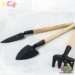 Bộ Dụng Cụ Làm Vườn Mini 3 Món - Dụng Cụ Trồng Cây Đen Sang Trọng Cho Không Gian Sống Xanh Tươi Mát