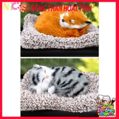 Thú Bông Decor Móc Xe Chó Mèo Gấu Super Real 99% - Khử Mùi Than Hoạt Tính, Trang Trí Xe Hơi Đáng Yêu, Không Gian Trong Lành