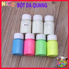 Bộ 8 Chai Sơn Huỳnh Quang Phát Sáng Trong Bóng Tối - Màu Sắc Nhiều Dạng Dùng Để Nghệ Thuật Thủ Công 20g/Chai