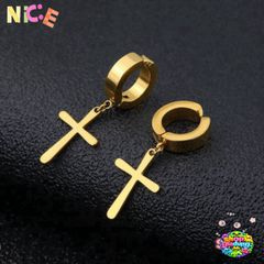 Khuyên Tai Titan Hình Thánh Giá BTN-6065 - Phụ Kiện Thời Trang Cao Cấp Phong Cách Hàn Quốc Cho Nam Nữ, Xu Hướng 2023