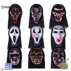 Mặt Nạ Kinh Dị KUZHEN Cosplay Halloween - Mặt Nạ Quỷ Dính Lưỡi Đen Siêu Ngầu Cho Tiệc Hóa Trang, Lễ Hội