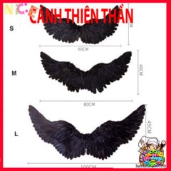 Cánh Lông Vũ Trắng Độc Đáo - Phụ Kiện Halloween, Cosplay, Tiệc Hóa Trang, Rực Rỡ, Chất Liệu Tự Nhiên, Phong Cách Thiên Thần