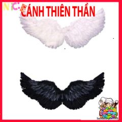 Cánh Lông Vũ Trắng Độc Đáo - Phụ Kiện Halloween, Cosplay, Tiệc Hóa Trang, Rực Rỡ, Chất Liệu Tự Nhiên, Phong Cách Thiên Thần