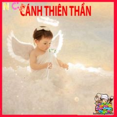 Cánh Lông Vũ Trắng Độc Đáo - Phụ Kiện Halloween, Cosplay, Tiệc Hóa Trang, Rực Rỡ, Chất Liệu Tự Nhiên, Phong Cách Thiên Thần
