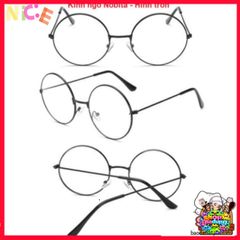 Kính Ngố Nobita Tròn Dễ Thương Cho Bé - Phụ Kiện Thời Trang An Toàn Bảo Vệ Mắt, Tặng Kèm Kẹp Tóc Hàn Quốc 50k