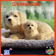 Thú Bông Khử Mùi M72 - Bộ Đôi Cún Mẹ Con Siêu Đáng Yêu Trang Trí Xe Hơi và Lọc Khí, Quà Tặng Tuyệt Vời Cho Trẻ Nhỏ