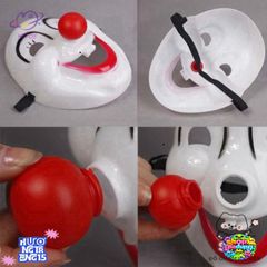Mặt Nạ Halloween Đáng Yêu Màu Đỏ Hề - Đồ Hóa Trang Tiệc, Lễ Hội, Biểu Diễn Nghệ Thuật