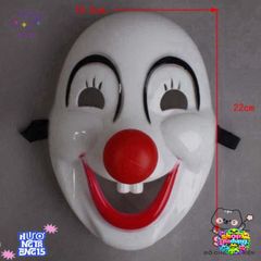 Mặt Nạ Halloween Đáng Yêu Màu Đỏ Hề - Đồ Hóa Trang Tiệc, Lễ Hội, Biểu Diễn Nghệ Thuật