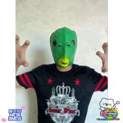 Mặt Nạ Quỷ Cá Xanh Halloween - Phụ Kiện Cosplay Độc Đáo Dành Cho Trẻ Em, Thích Hợp Cho Tiệc Hóa Trang, Tạo Dựng Phong Cách Riêng Biệt
