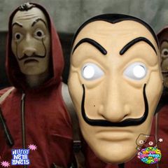 Mặt Nạ Hóa Trang Salvador Dali - Phong Cách La Casa De Papel Cho Halloween & Tiệc Hóa Trang - Phụ Kiện Độc Đáo Nam Nữ