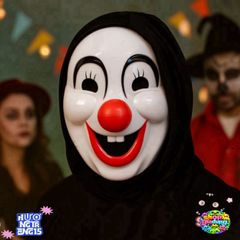 Mặt Nạ Chú Hề Halloween PVC - Phụ Kiện Hóa Trang Đầy Ma Mị Cho Bữa Tiệc Halloween Vui Nhộn
