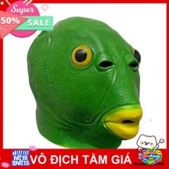 Mặt Nạ Silicon Cá Da Xanh - Mặt Nạ Ếch Vui Nhộn Cho Cosplay, Tiệc Hóa Trang & Lễ Hội - Phụ Kiện Thú Vị Cho Mọi Lứa Tuổi