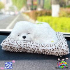 Gấu Bông Chó Mèo Than Hoạt Tính - Bộ Trang Trí Ô Tô Khử Mùi, Lọc Không Khí Dễ Thương Cho Thú Cưng